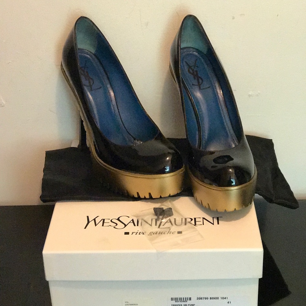 Authentic YSL Tribute "Trooper" platform💋 Sz. 41 - Picture 2 of 4